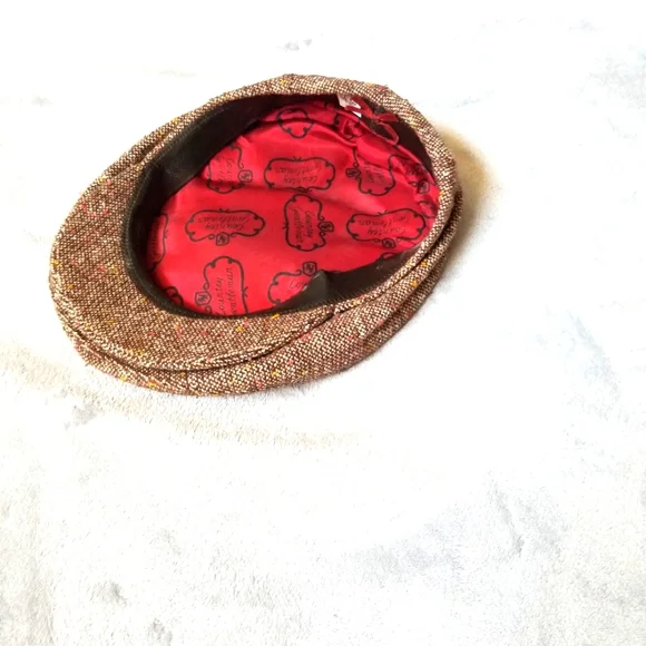 Gentlemens Wool Cap Brown - Picture 1 of 3